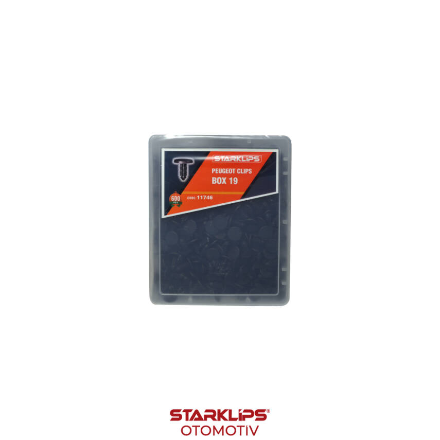 Set Kutu Klips 600 Parça 6992 95 Peugeot 19 (0259) - 1