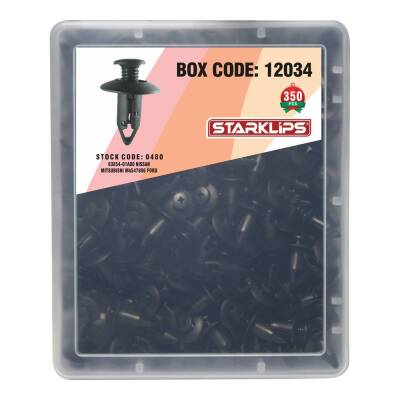 Set Kutu Klips 63854-01A00 Nissan Mitsubishi Mb547806 Ford 350 Parça (0480) - Starklips