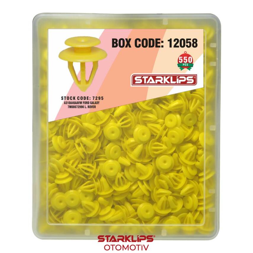 Set Kutu Klips A310A46Aavw Ford Galaxy 7M0867299K L Rover 550 Parça (7295) - 1