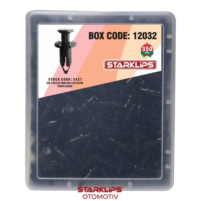 Set Kutu Klips GM 11561878 Ford Usa F3Ly14570B Toyota Suzuki 350 Parça - 1