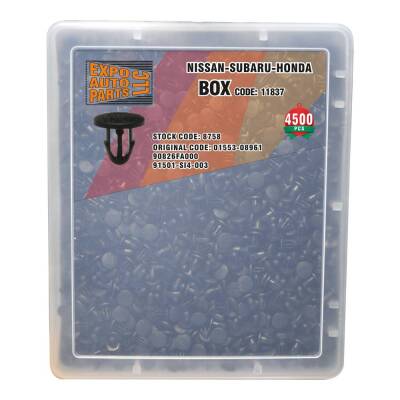 Set Kutu Klips Toz 01553-08961 Nissan Subaru 90826Fa000 3500 adet - Starklips