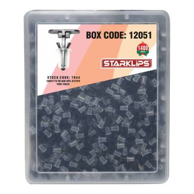 Set Kutu Klips Toz 1H0837719 VW Audi Opel0157979 Ford106520 1400 Parça (7044) - Starklips