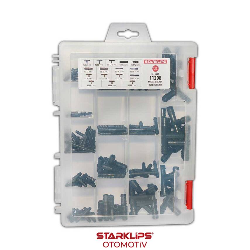 Set Kutu Su Fıskiye Hortum Parçaları Universal 125 Parça - 1