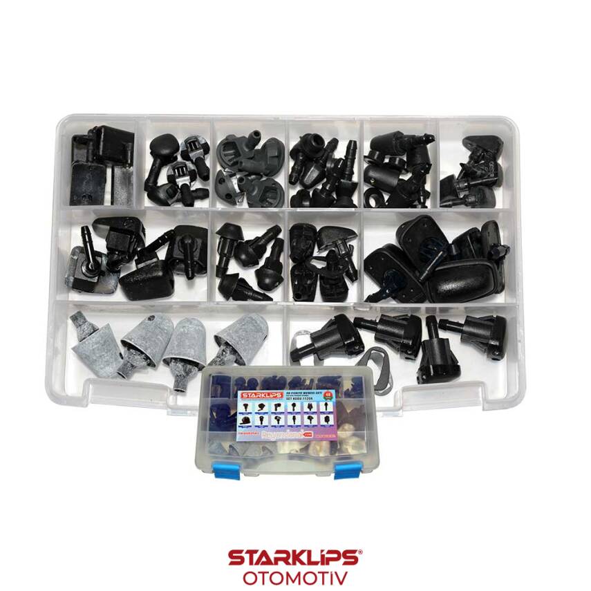 Set Kutu Su Fıskiye Memesi Tofaş Opel Peugeot Hyundai 48 Parça - 1