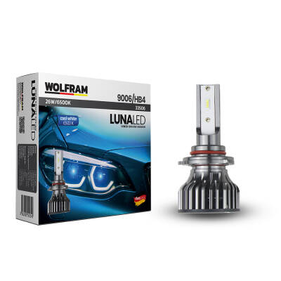 Set Led Xenon 9006 Cool White Luna Wolfram - 