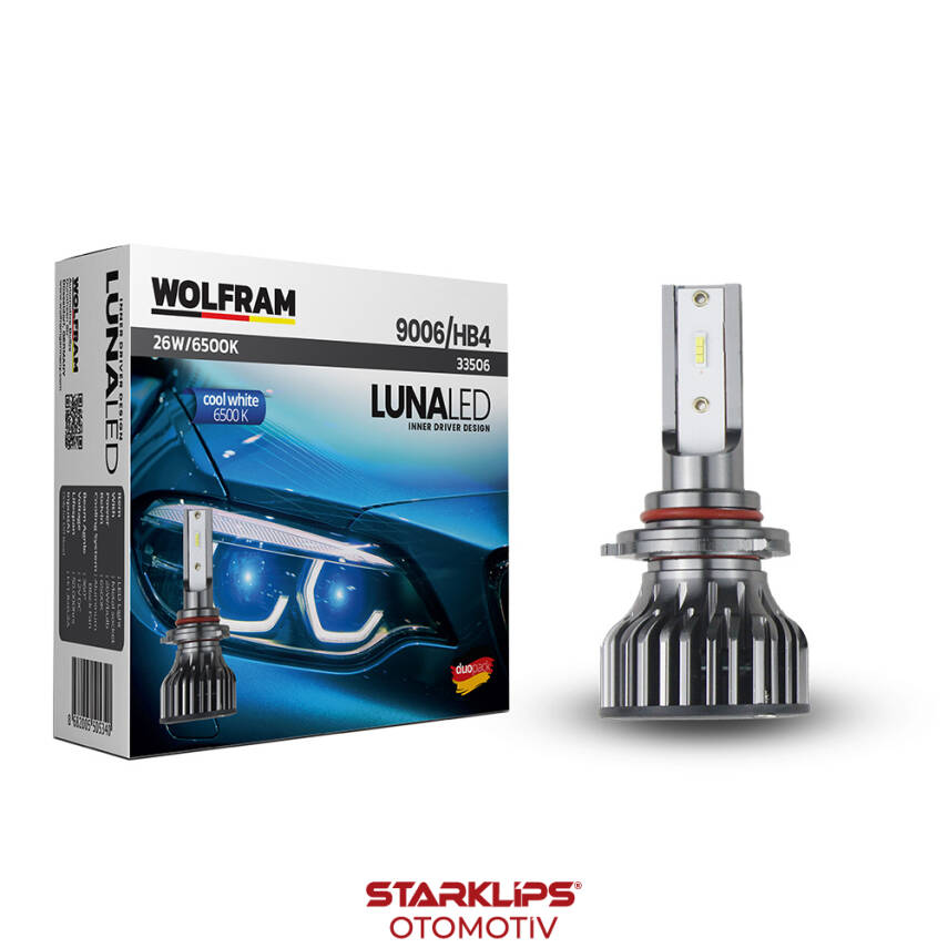 Set Led Xenon 9006 Cool White Luna Wolfram - 1