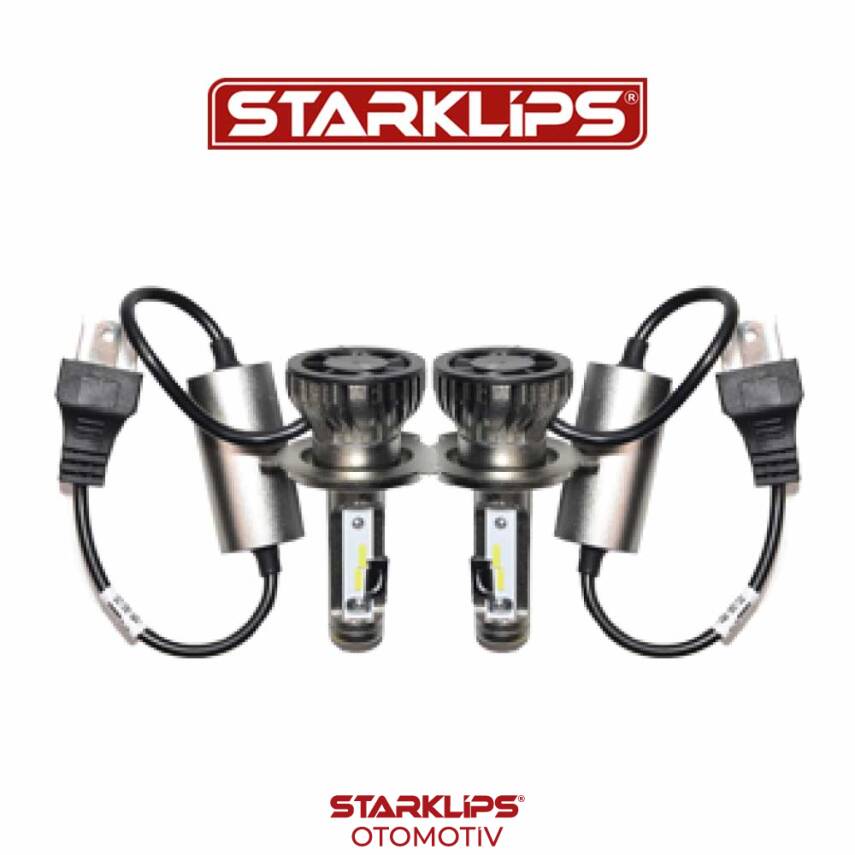 Set Led Xenon Far H11 Headlight 6000K 30W Kısa V8 MEC - 1