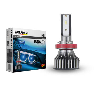 Set Led Xenon H11 Cool White Luna Wolfram - 