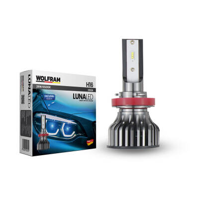 Set Led Xenon H16 Cool White Luna Wolfram - 