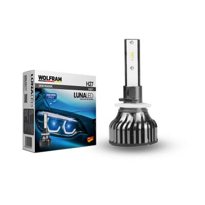 Set Led Xenon H27 Cool White Luna Wolfram - 