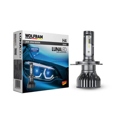 Set Led Xenon H4 Cool White Luna Wolfram - 