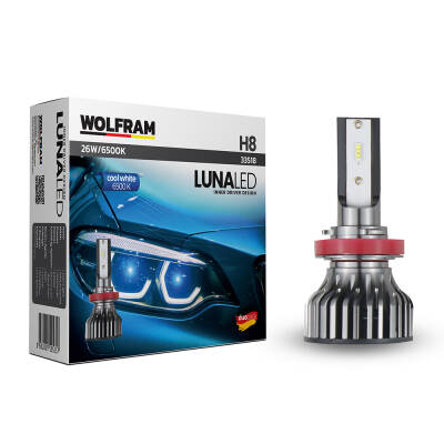 Set Led Xenon H8 Cool White Luna Wolfram - 