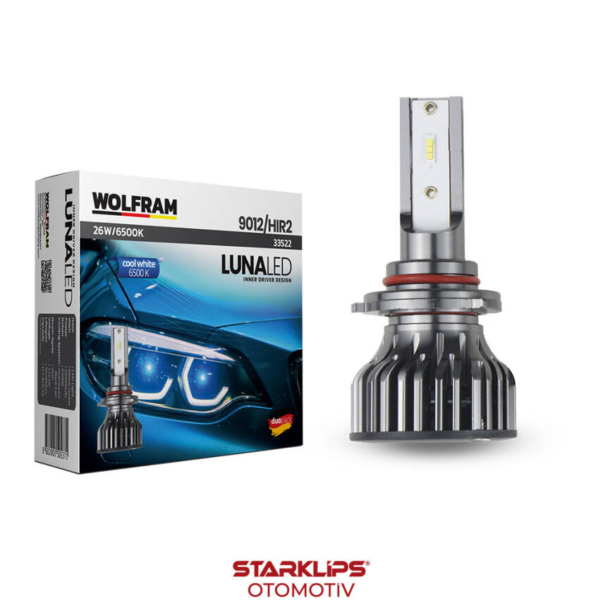 Set Led Xenon HIR2 Cool White Luna Wolfram - 1