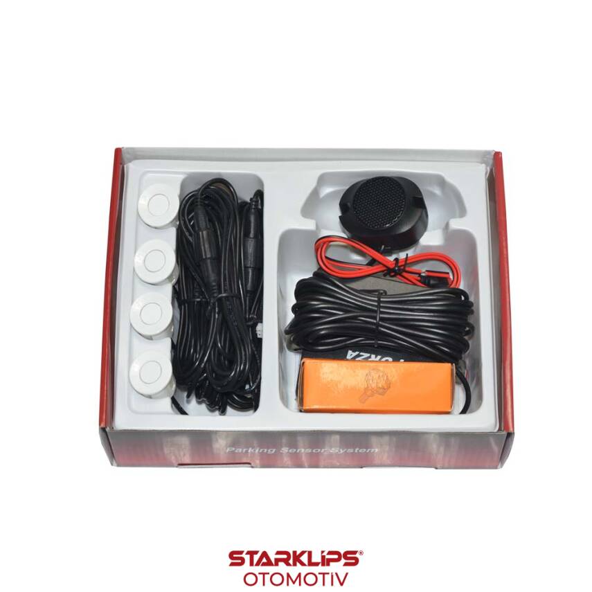 Set Park Sensörü Ses İkazlı Beyaz 22mm Forza - 1