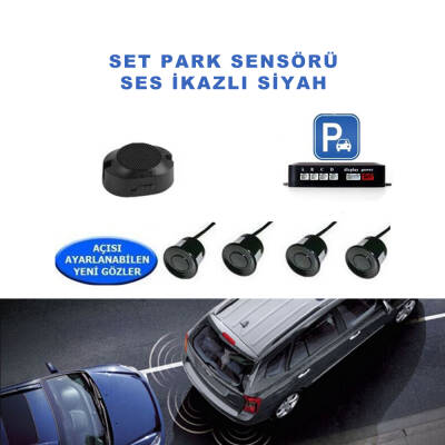 Set Park Sensörü Ses ikazlı Siyah 18Mm Tetra - 
