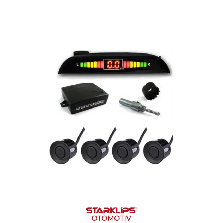 Set Park Sensörü Sesli Beyaz 18,5Mm Oscar - 1