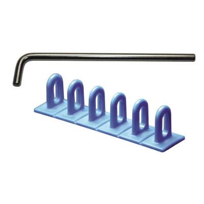 Set PDR Boyasız Göçük Düzeltme Plastiği Mavi 6 Lı Düz 36 mm + L Kol - 