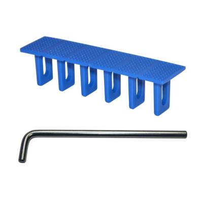 Set PDR Boyasız Göçük Düzeltme Plastiği Mavi 6 Lı Düz 40mm + L Kol - 
