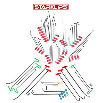 Set PDR Çubuk Boyasız Göçük Düzeltme 55 Parça - Starklips