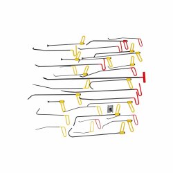 Set PDR Çubuk Boyasız Göçük Düzeltme Sustalı 32 Parça - Starklips