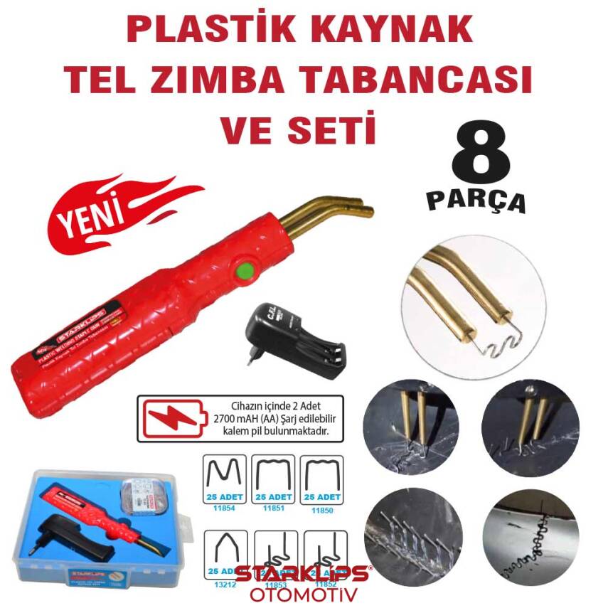 Set Plastik Tampon Tamir ve Plastik Onarımı 7 Parça - 1