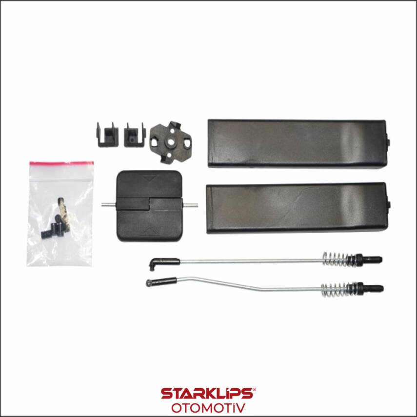 Set Sürgülü Cam Mandalı 7h0847795 7E0847795 VW T5 T6 2003-2015 - 1