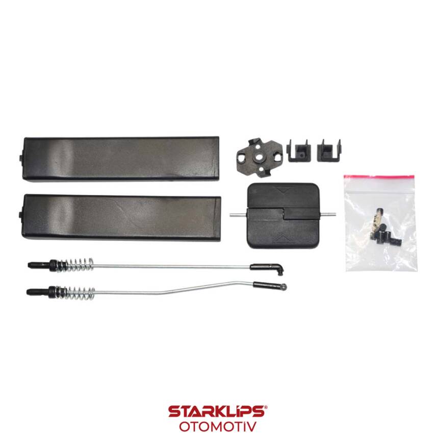 Set Sürgülü Cam Mandalı 2K0847781 VW Caddy 2011-2015 - 1