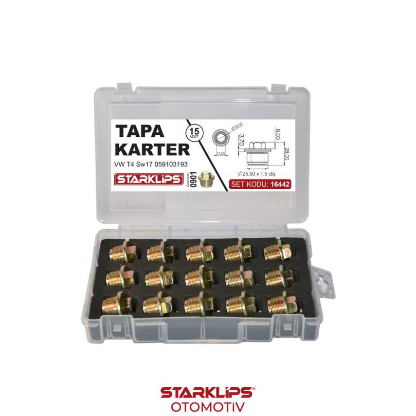 Set Tapa Karter M26X16X33 Sw17 059103193 VW T4 0901 - 1