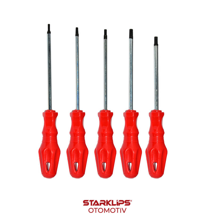 Set Tornavida Torx 5 Parça T 15-20-25-30-40 - 1