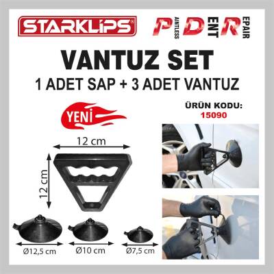 Set Vantuz 1 Adet Sap 3 Adet Vantuz - 