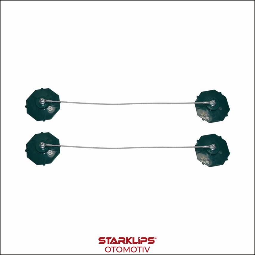 Set Vantuz Kapı Camı Tutucu 75mm Max 10Kg - 1