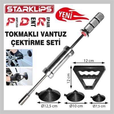 Set Vantuz Tokmaklı 1 Ad Tokmak 1 Ad Sap 3 Ad Vantuz - 