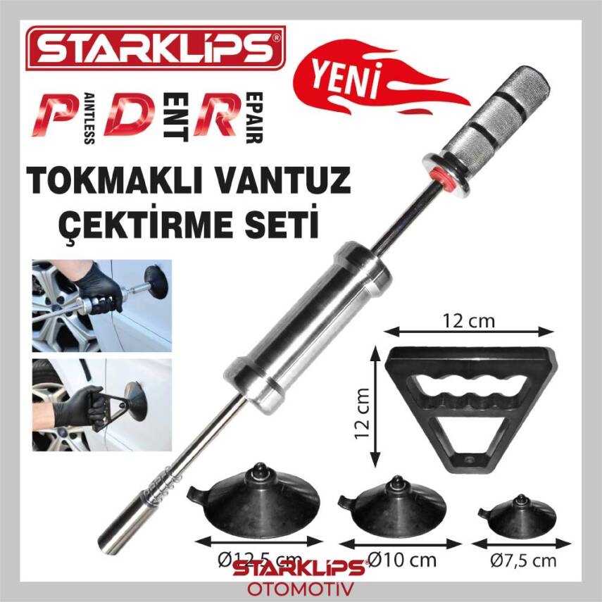 Set Vantuz Tokmaklı 1 Ad Tokmak 1 Ad Sap 3 Ad Vantuz - 1