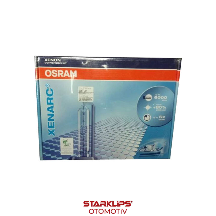 Set Xenon Far H4 6000K 35W Osram - 1