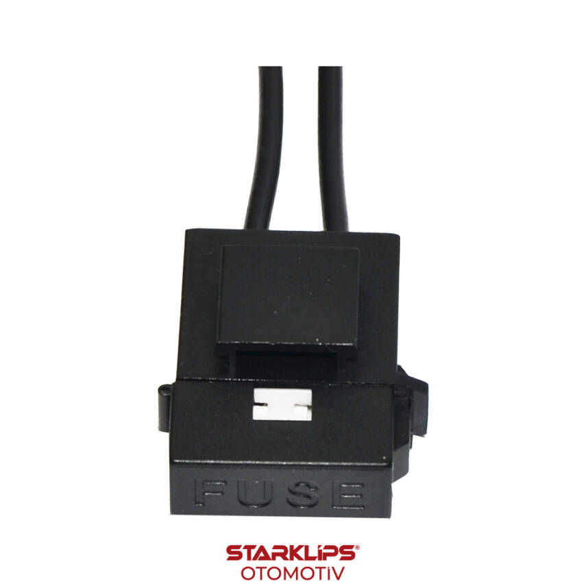 Sigorta Yuvası Kablolu Mini Sigorta İçin 2X15Cm 16Avg - 1