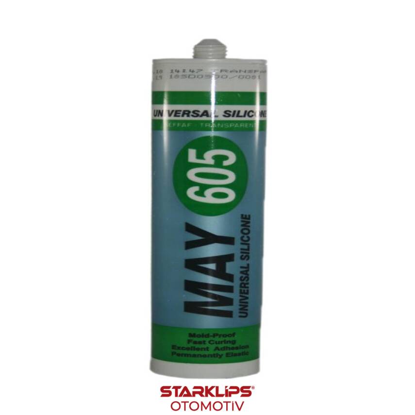 Silikon Mastik Şeffaf 280ml May 605/30 - 1
