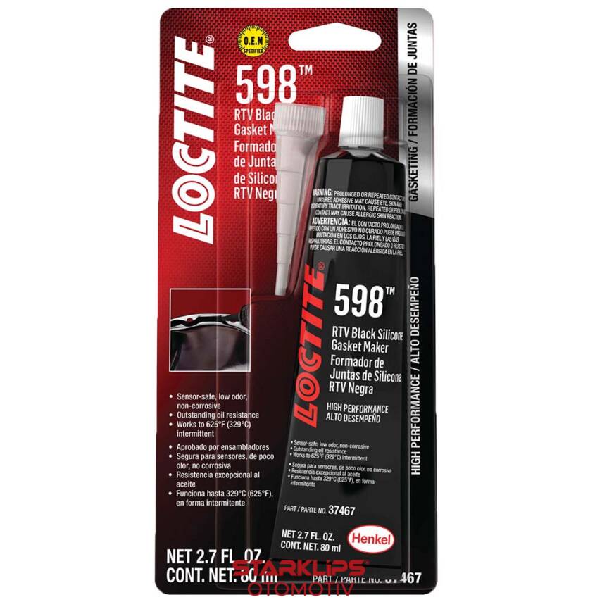 Sıvı Conta Süper Siyah 80Ml Loctite 491985 ( Sipariş Üzerine ) - 1