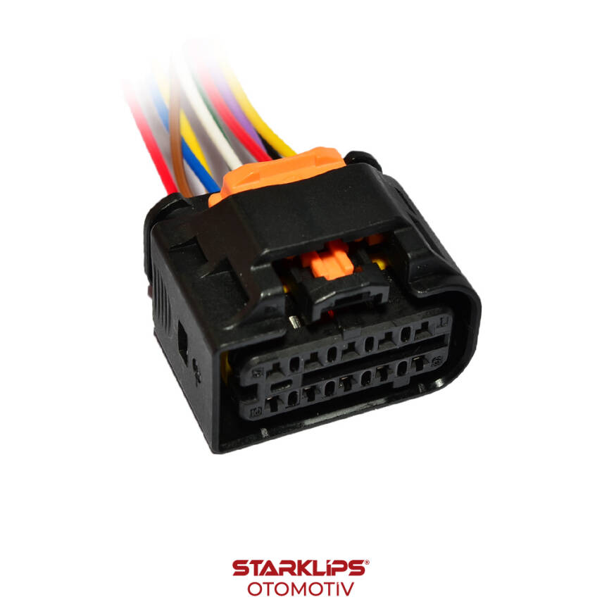 Soket 10 Kablo Far 524801247 Citroen Peugeot 2008 308 307 408 - 1