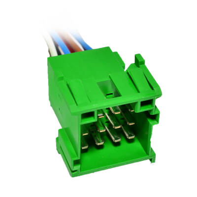 Soket 12 Kablo Jpt 12 Li Erkek Connector (Yeşil) Mercedes Kamyon Otobüs - 