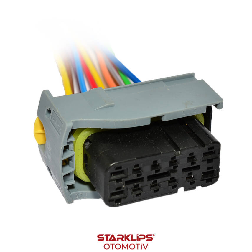 Soket 12 Kablo Mazot Pompa Iveco Fiat Maserati 284849-1 284845-1 - 1