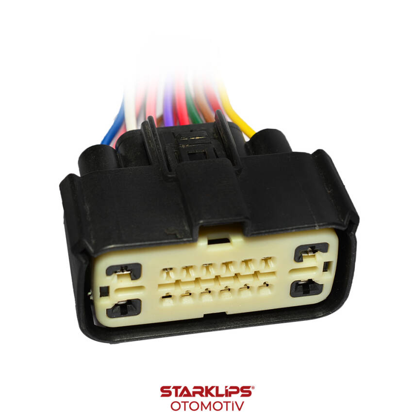 Soket 16 Kablo Far Hibrit Kablo Konnektörleri Motor 34985-1601 34986-2144 Molex Mauser - 1