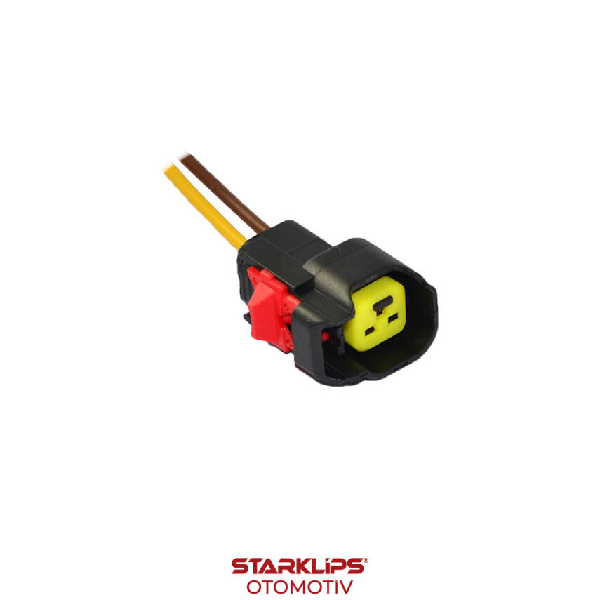 Soket 2 Kablo Bobin Enjektör Ön Sis Far Bosch EV6 EV14 5059136 Chrysler 300 2005 - 2010 - 1