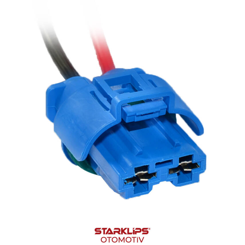 Soket 2 Kablo Direksiyon Pompa Mavi 1544650-1 Renault - 1