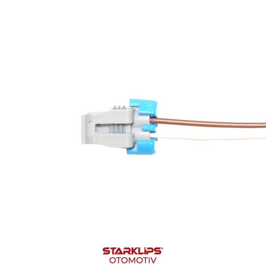 Soket 2 Kablo Enjektor Manyetik Debriyaj Delphi 12052644 9118281 Opel Astra G Corsa Zafira Meriva - 1