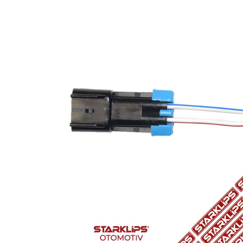 Soket 2 Kablo Fan Motor Dişi Tofaş Şahin Doğan Kartal SLX Uno 15300002 61190501 61190502 - 1