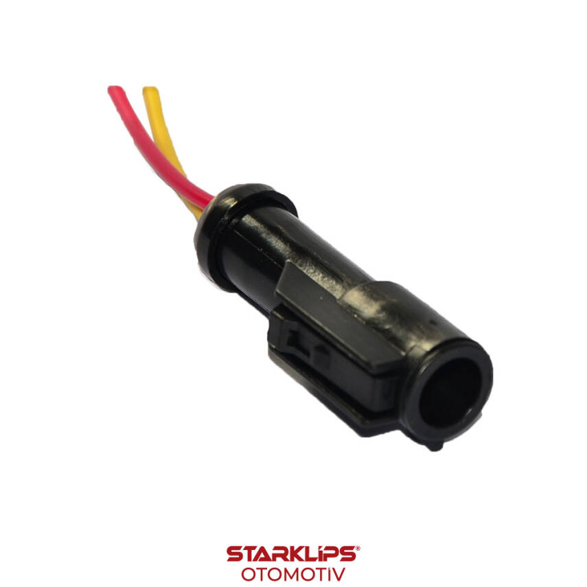 Soket 2 Kablo Klima Kompresör ERKEK Ford Fiesta Fusion 1321791 2S6119D629AD Mazda 2 - 1