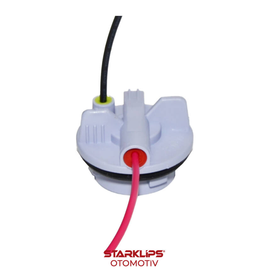 Soket 2 Kablo Plastik Duy ( 1156 Tek Duy Ampul İçin ) - 1