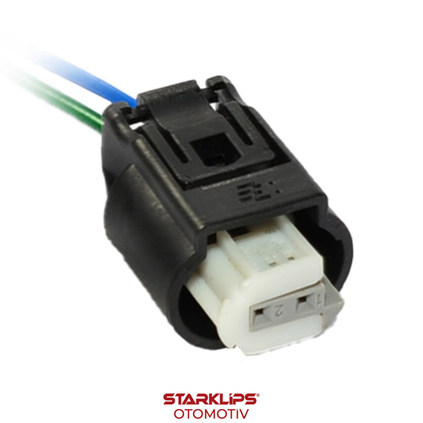 Soket 2 Kablo Sensör ABS Dişi Dış Sıcaklık Sensörü Tekerlek Hız Fiş 1718555-1 BMW - 1