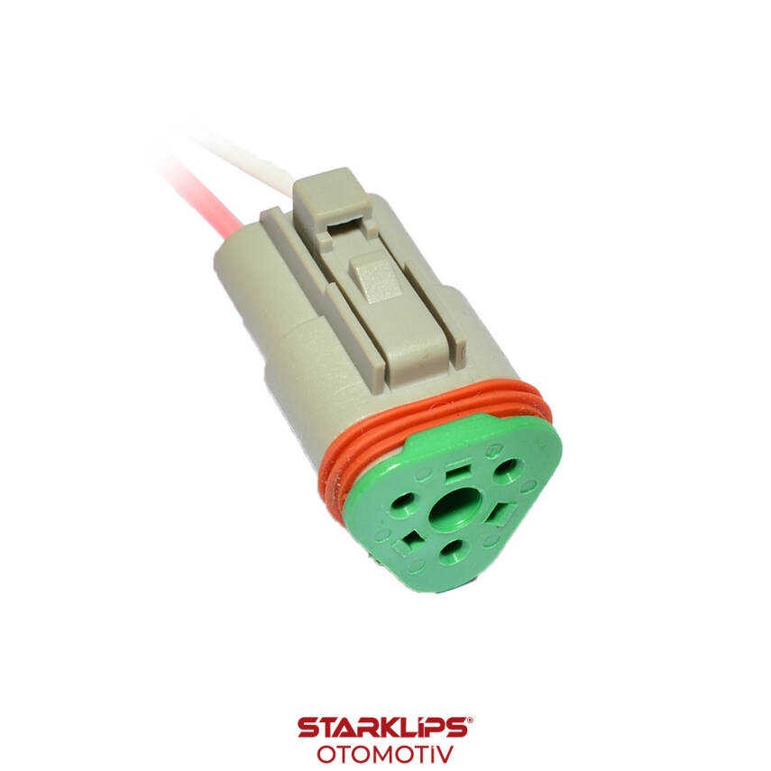 Soket 3 Kablo 102586201 VW Golf Deutsch İş Makinası Vites - 1