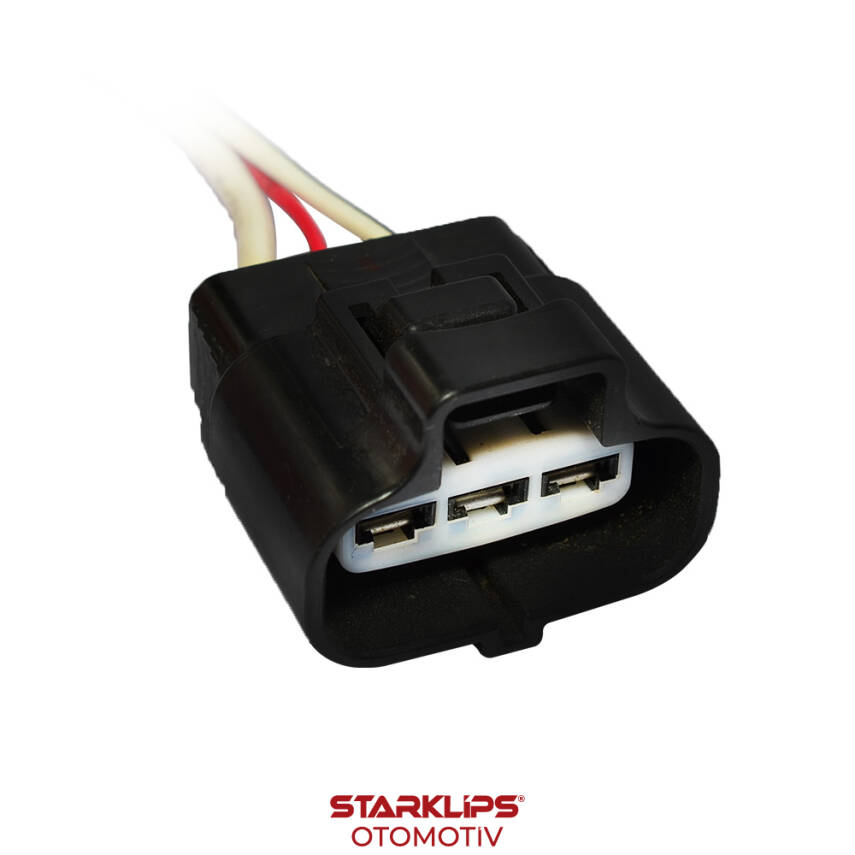 Soket 3 Kablo radyatör fiş Fan dişi Hyundai KIA 1743271-2 - 1